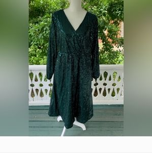 Bloom Chic Sequin Dress